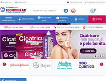 Tablet Screenshot of farmaciaseconomizar.com.br